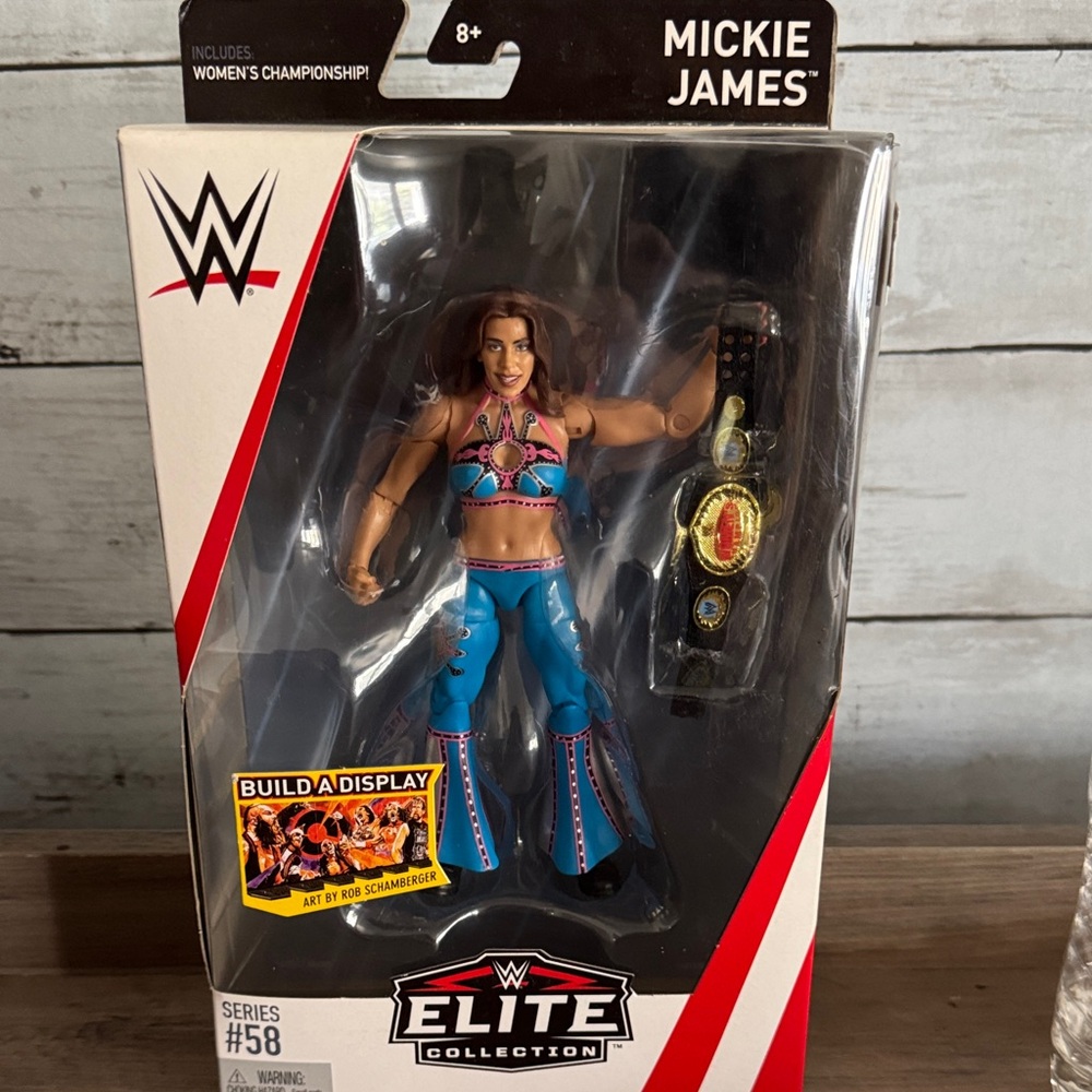 WWE Elite Collection Mickie James Figure with Championship Belt